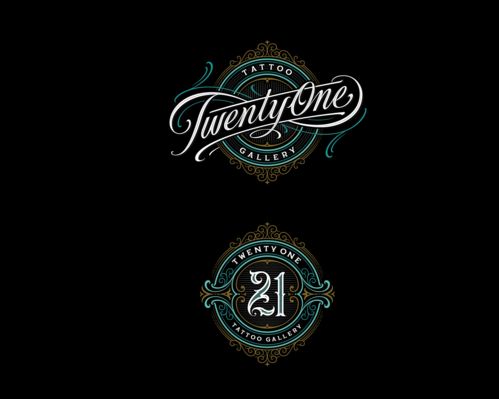 极其精致凸显功力细节的logo 徽章设计